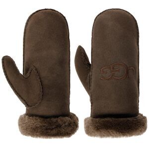 8338 Embroidered Water Resistant Sheepskin Mitten With Tech Palm, Burnt